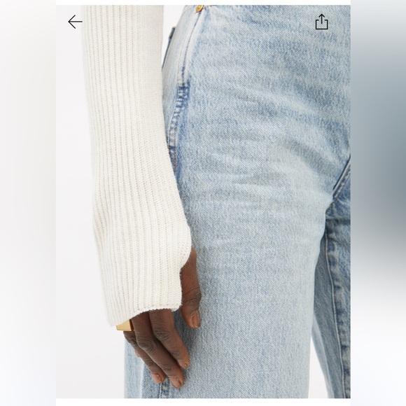 Brand New Gauge81 Zipped Long Sleeve Ribbed Wool Bodysuit - Picture 4 of 7